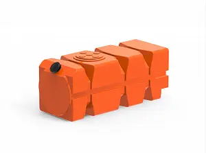 Пластиковая емкость горизонтальная FG-1000 (160 мм) (Оранжевый) 0